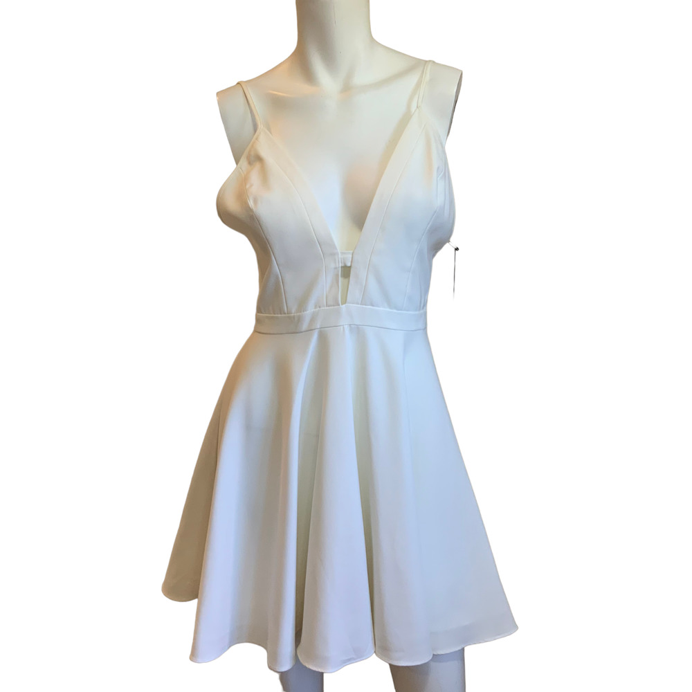 NBD X The Naven Twins Cream Dress sz S NWT